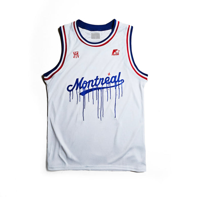 MTL BASKETBALL JERSEY - Bleu-blanc-rouge/ Red-white-blue