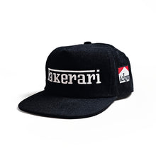 FAKERARI CORDUROY CAP - Black