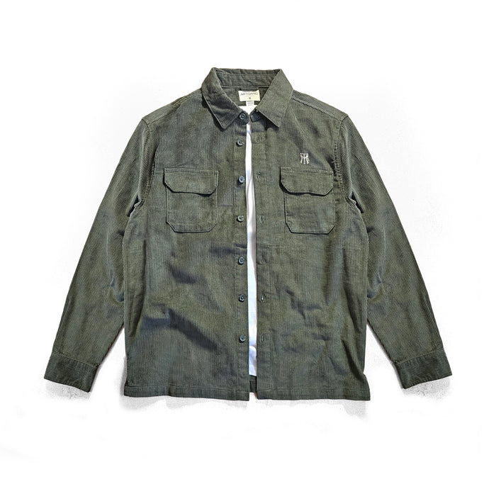 MTL CORDUROY BUTTON SHIRT - Kaki