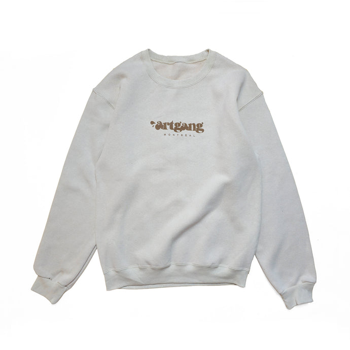 ARTGANG LOGO CREWNECK – Beige