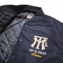 MTL VARSITY JACKET 10TH ANNIVERSAIRE - Crème-marine/Cream-navy