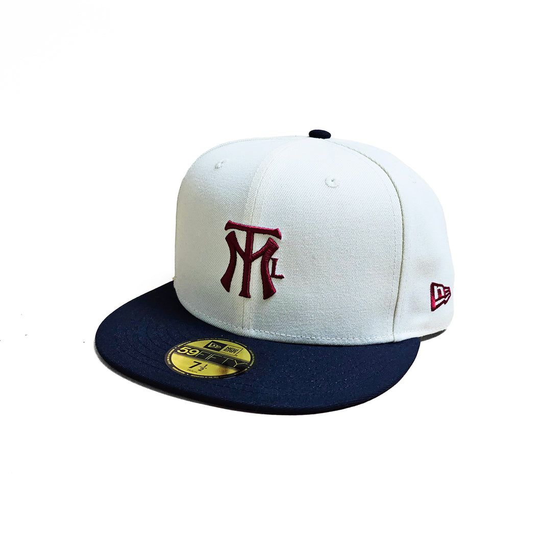 MTL X NEW ERA 59FIFTY - Cream / Dark navy