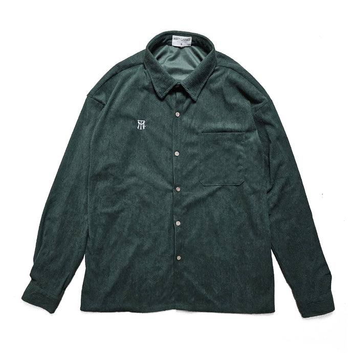 MTL CORDUROY SHIRT - Olive foncé/Dark Olive