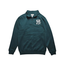 MTL 1/4 ZIP SWEATER  - Vert forêt/ Forest green