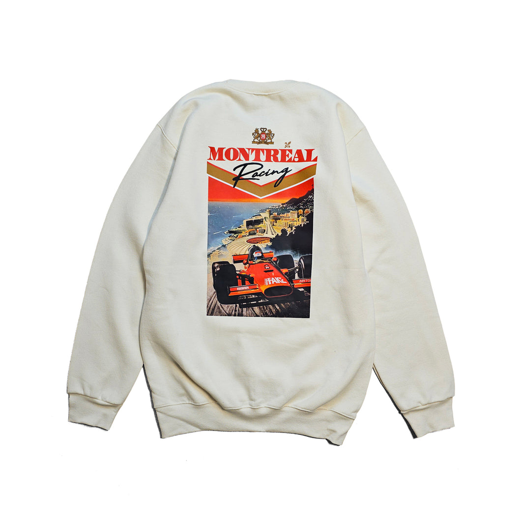 MTL RACING CREWNECK - Crème/Cream