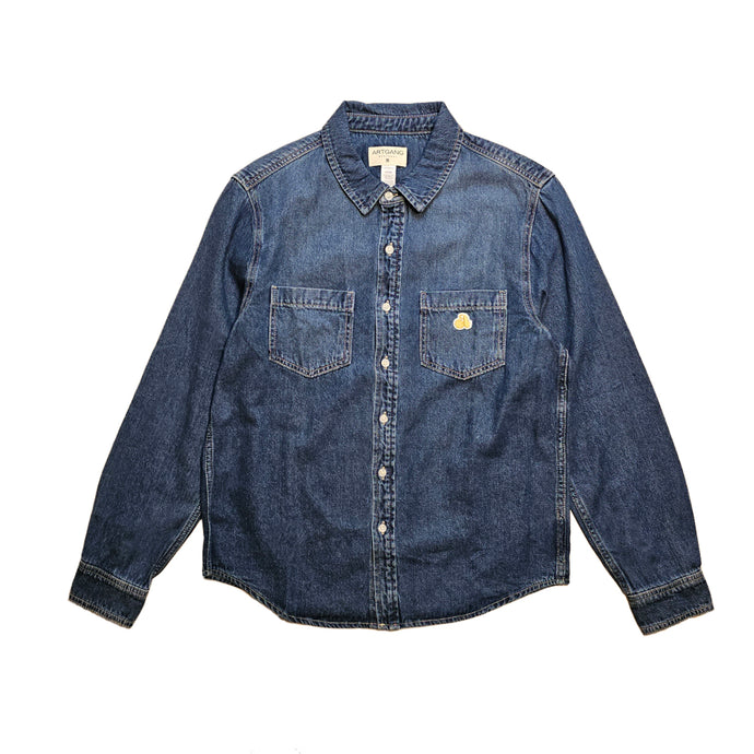ARTGANG BUTTON UP SHIRT - Denim