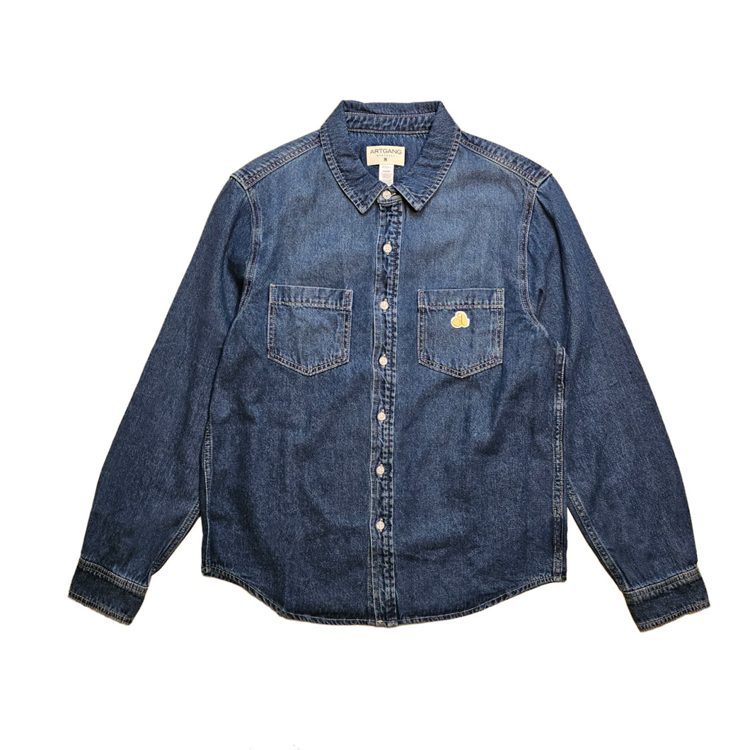 ARTGANG BUTTON UP SHIRT - Denim