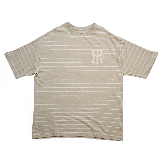 MTL LOG T-SHIRT OVERSIZED - Beige