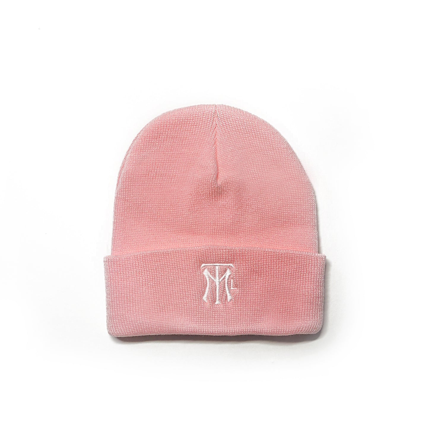 MTL LOGO BEANIE- ROSE – Artgang Montréal