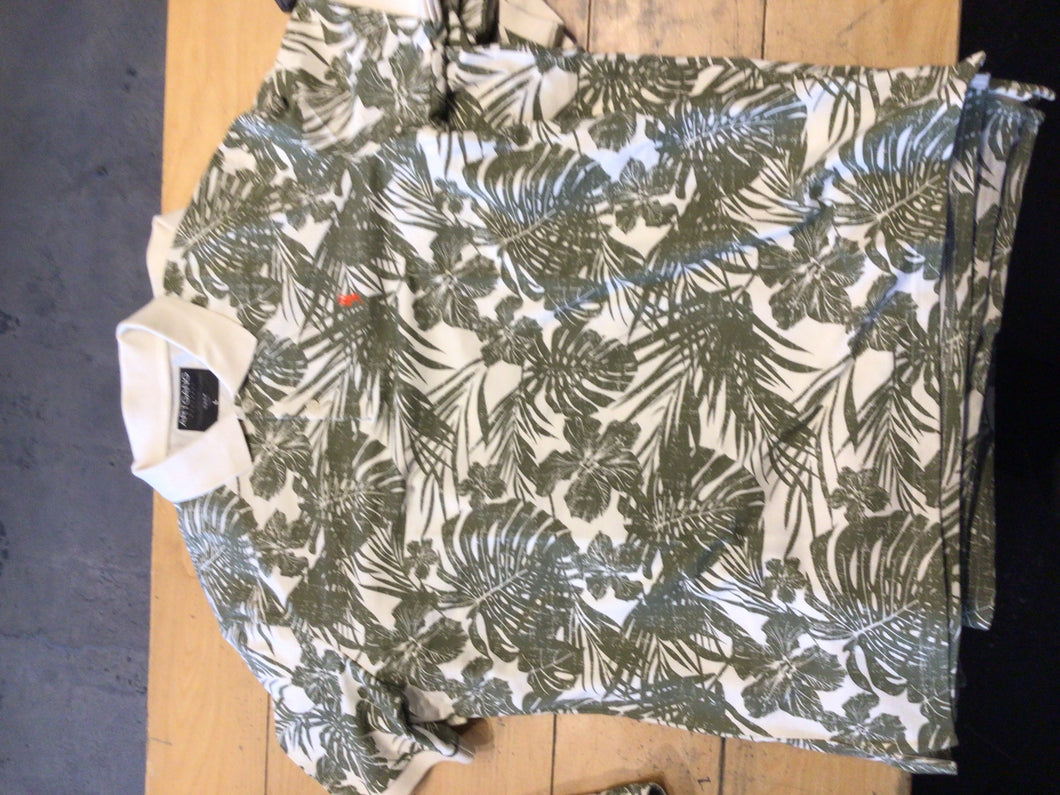 Polo chemise feuille