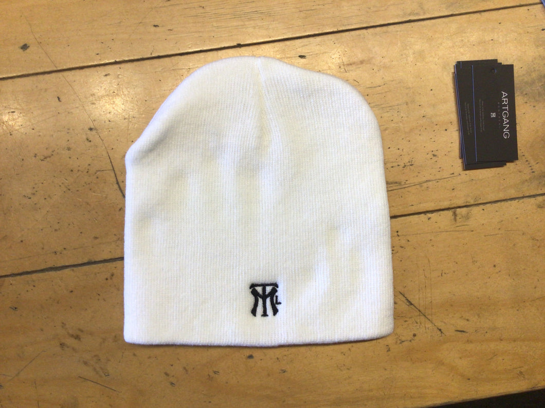 Beanie mtl white
