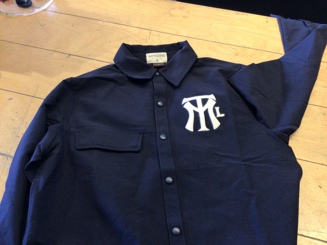 Chemise bouton Snap - marin
