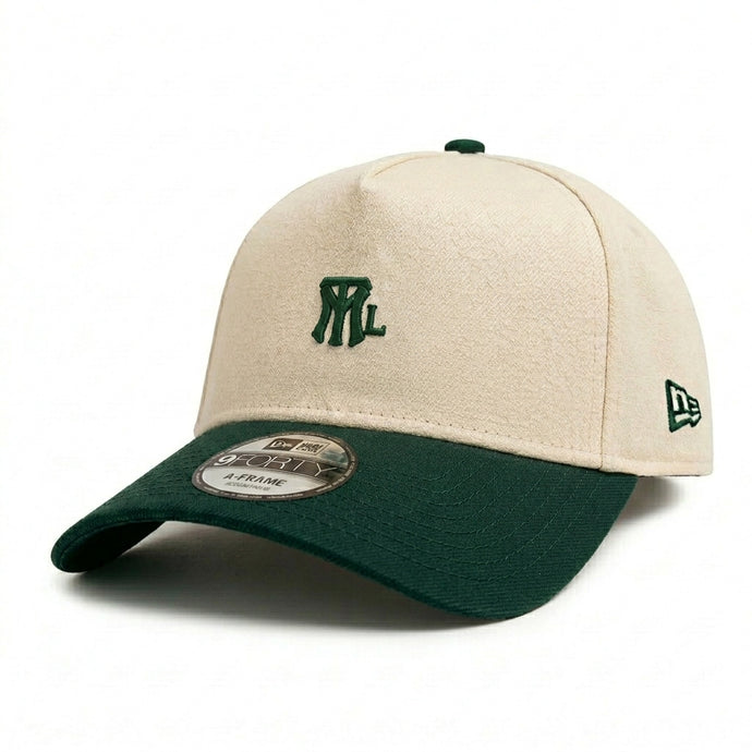 MTL x NEW ERA 9FORTY A-FRAME - Crème\vert Cream\green