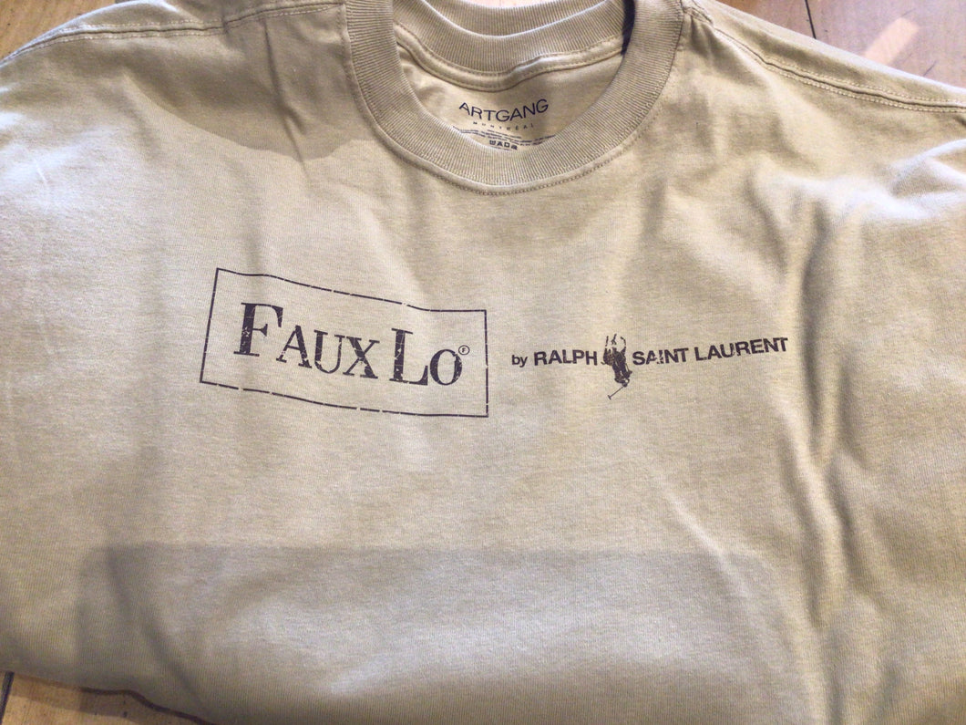 FAUX-LO HEAVYWEIGHT T-SHIRT - Beige