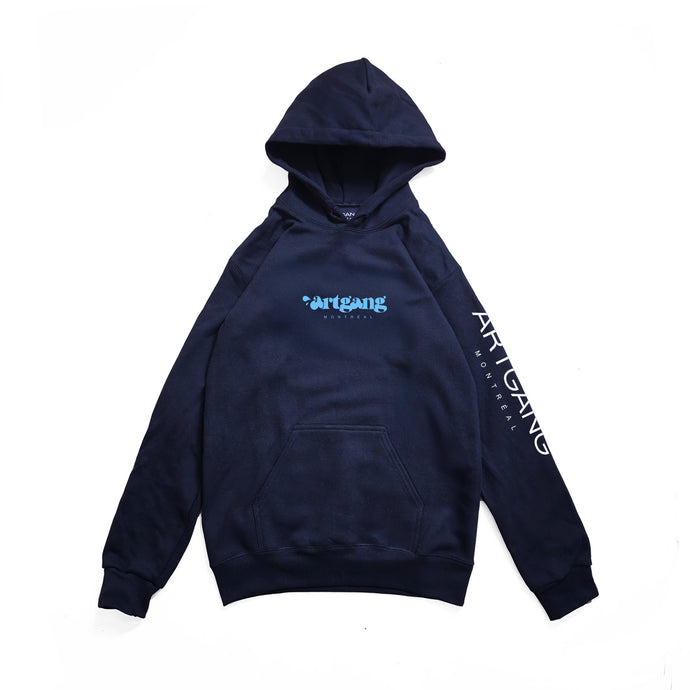 ARTGANG LOGO HOODIE - Marine/Navy