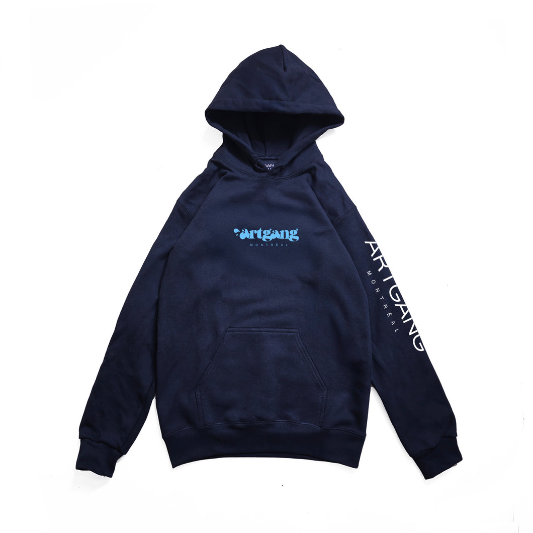 ARTGANG LOGO HOODIE - Marine/Navy