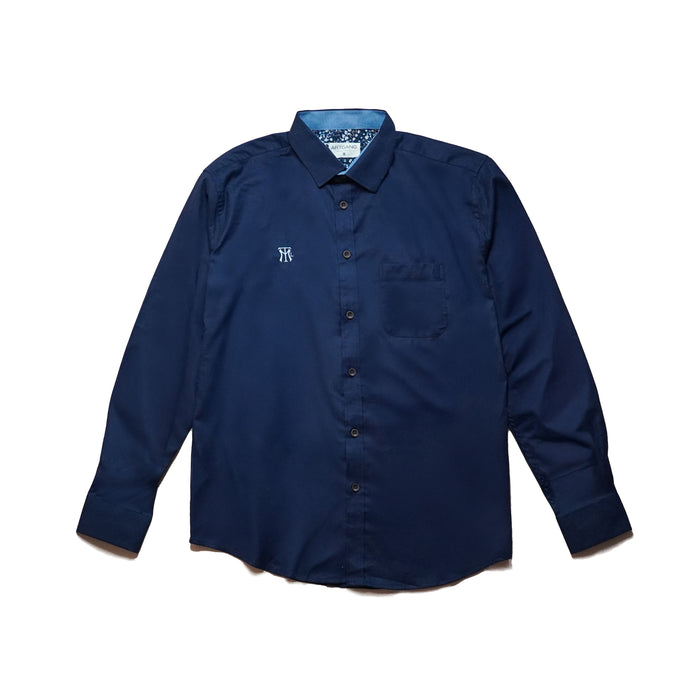 MTL BUTTON SHIRT - Chemise MTL - Navy/marine
