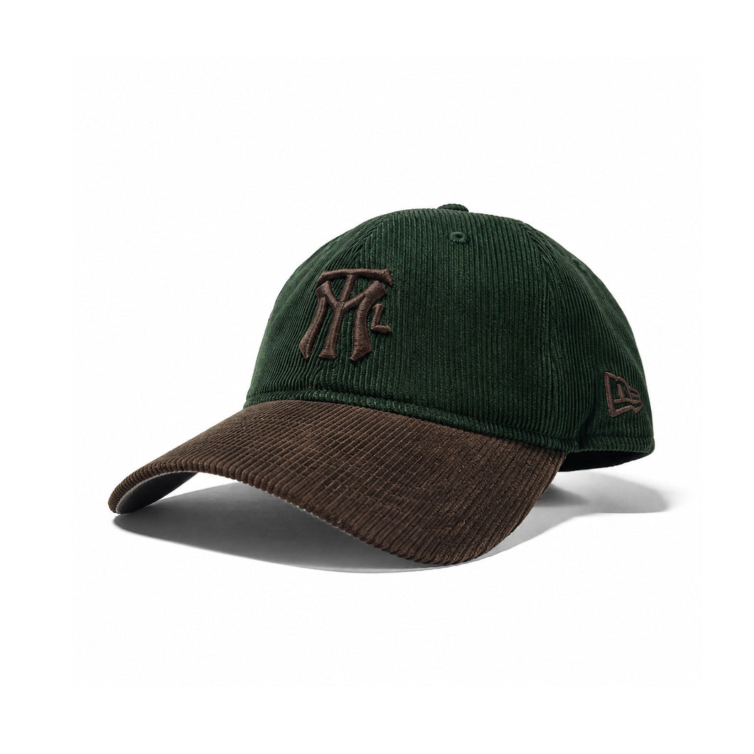 MTL x NEW ERA 9TWENTY CORDUROY - Forêt/noyer