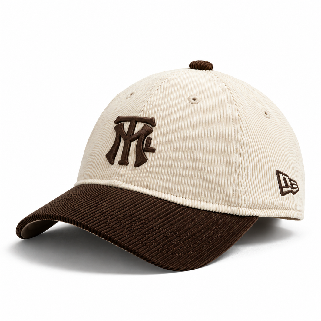 MTL x NEW ERA 9TWENTY CORDUROY - Chestnut/cream