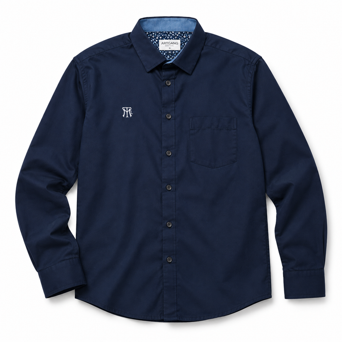 MTL BUTTON SHIRT - Chemise MTL - Navy/marine