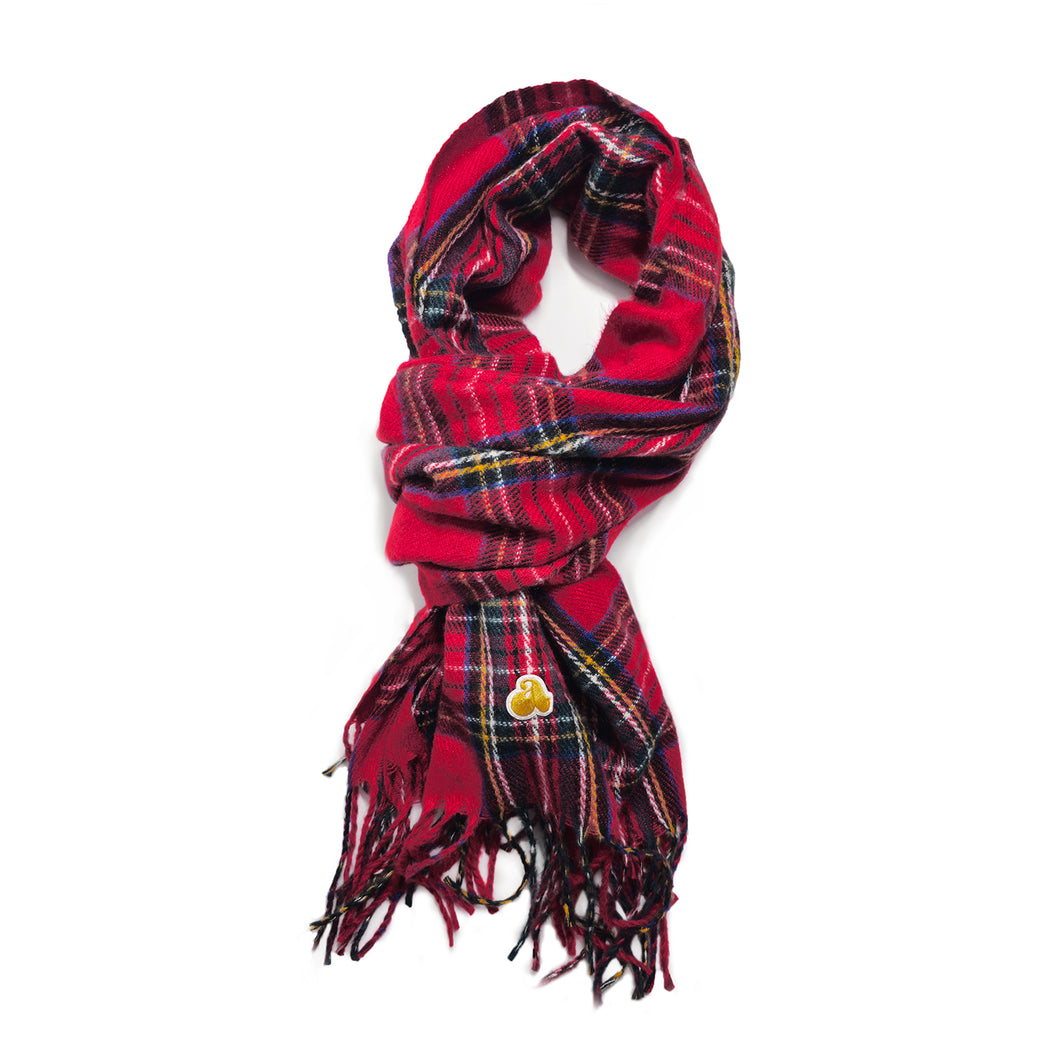 ARTGANG ÉCHARPE À CARREAUX - Rouge/Red