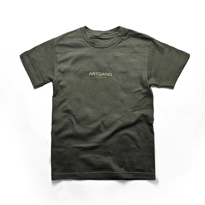 Artgang Logo Vert Olive/ green olive