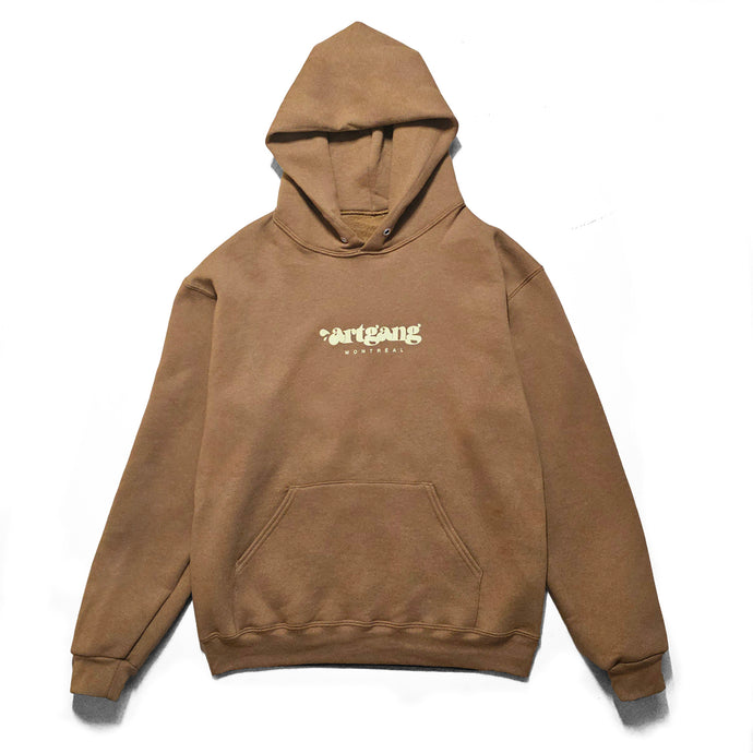 ARTGANG LOGO HOODY - Caramel
