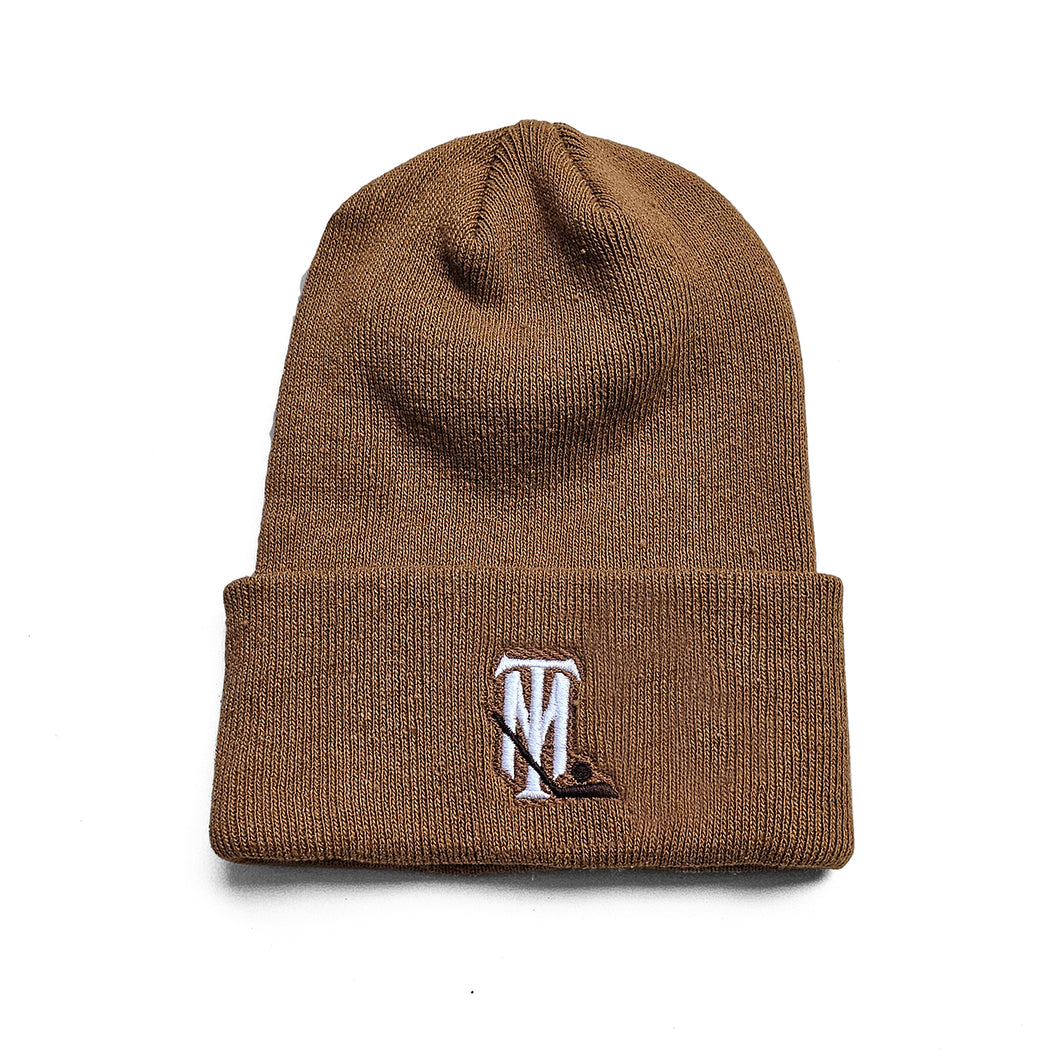 MTL HOCKEY BEANIE - Caramel