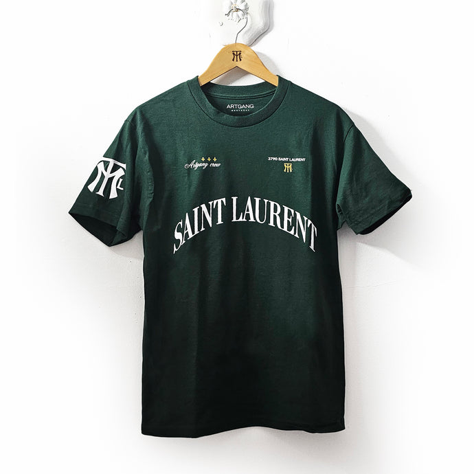 SAINT-LAURENT FC CREW TEE - forest