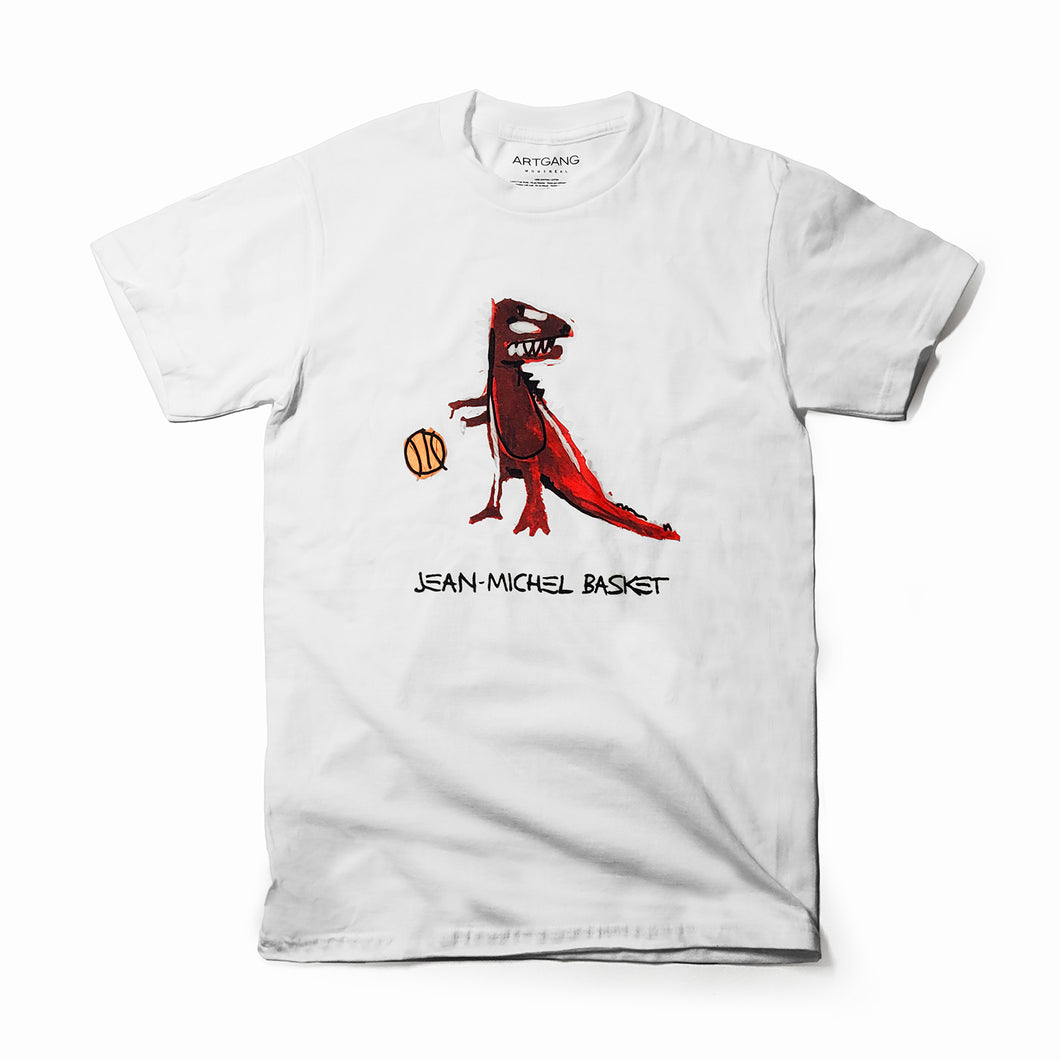 JM BASKET T-SHIRT - blanc/white