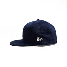 MTL CORDUROY FITTED CAP - Dark navy