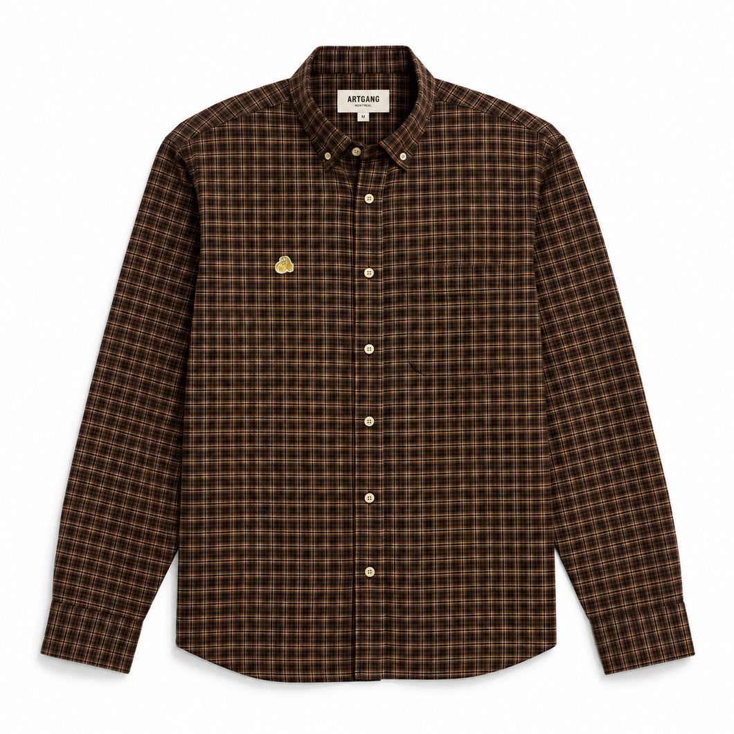 ARTGANG OXFORD SHIRT - Brun/brown