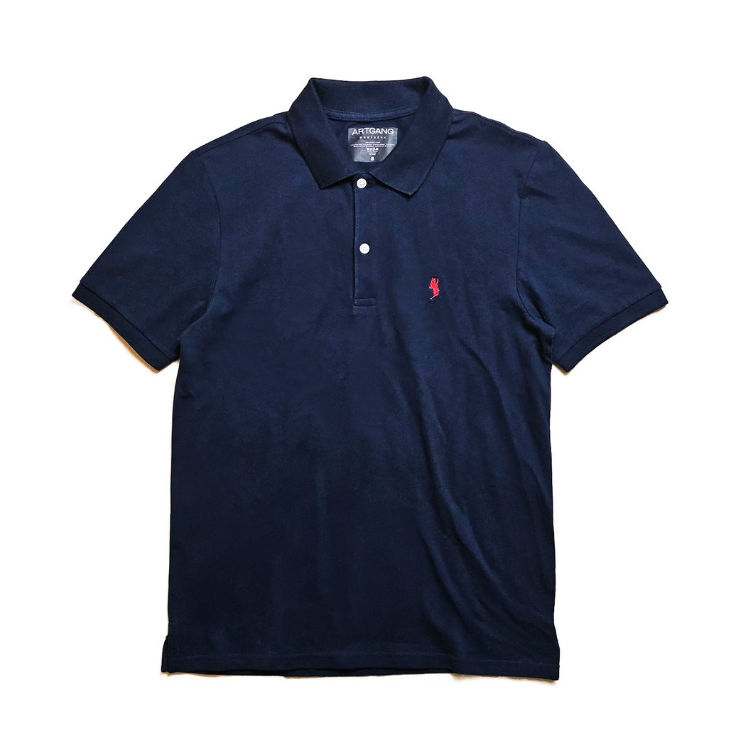 POLO FAUX-LO - Marin/Navy