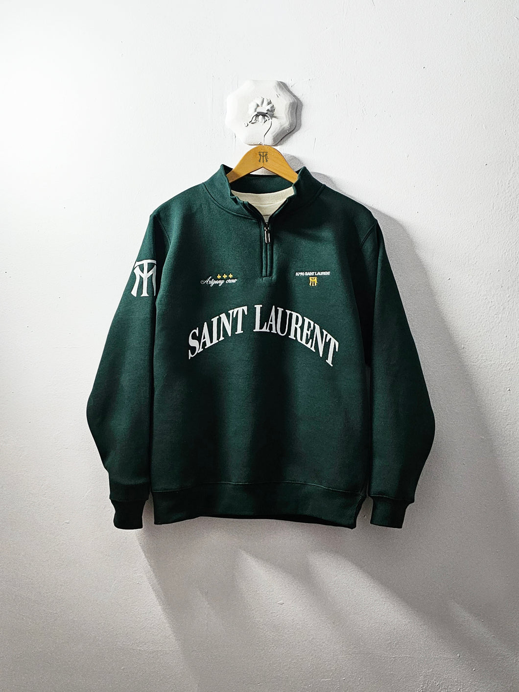 SAINT-LAURENT FC SWEATER - Forêt/forest