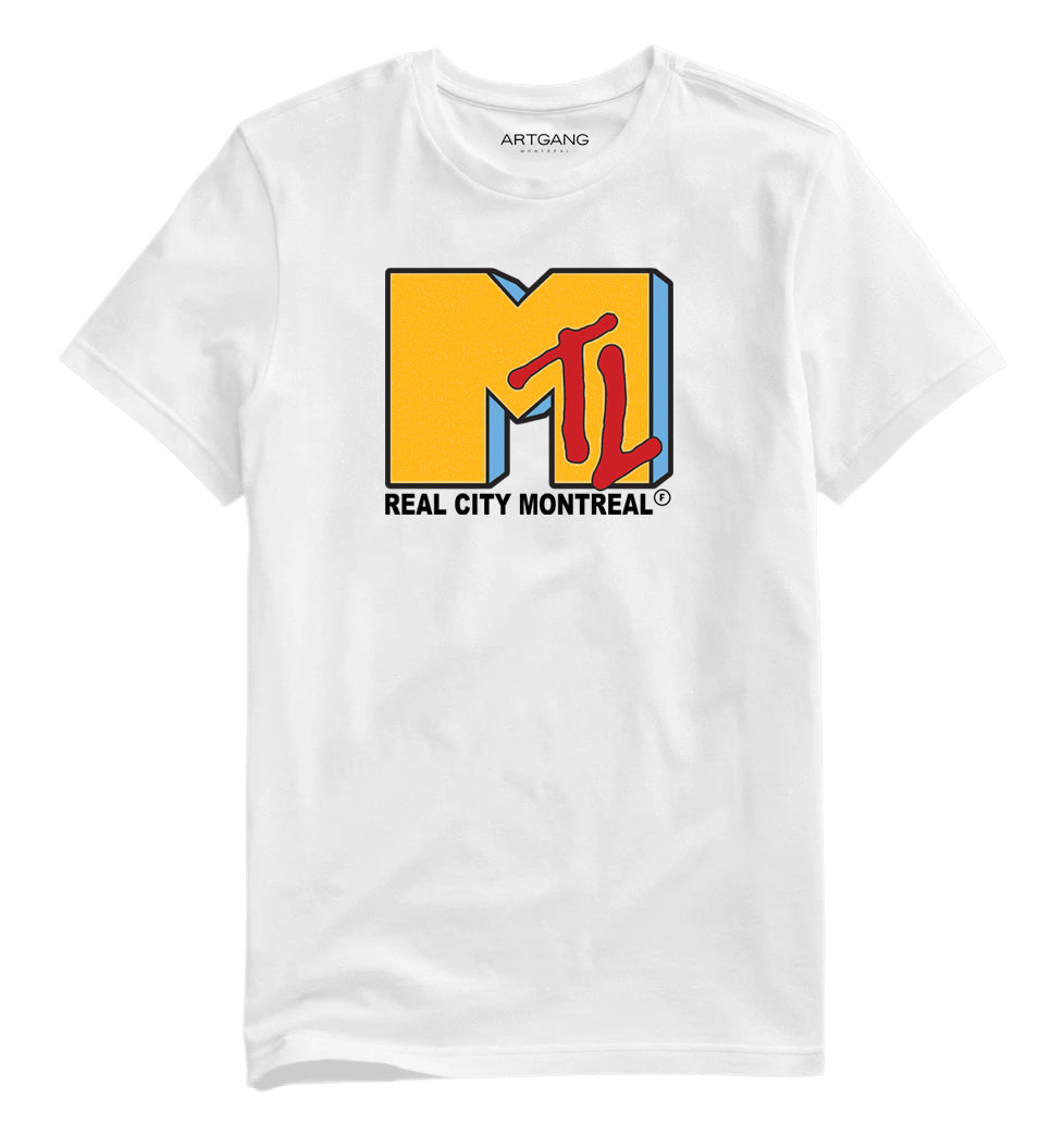 REAL CITY MTL T-SHIRT - blanc / white