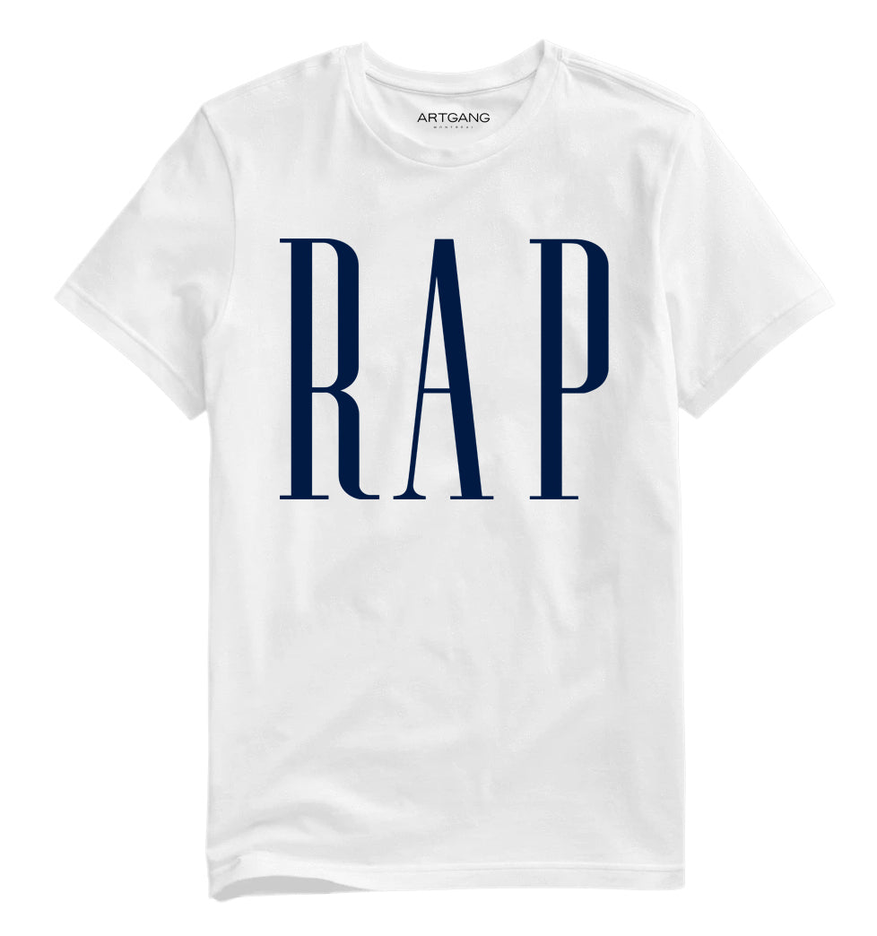 ARTGANG RAP T SHIRT Blanc White