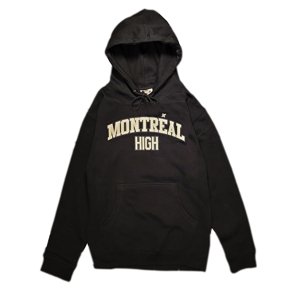 MONTREAL HIGH HOODY - black