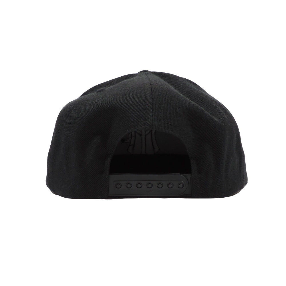 MTL LOGO BALL CAP - black / black – Artgang Montréal