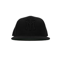 MTL LOGO BALL CAP - black / black